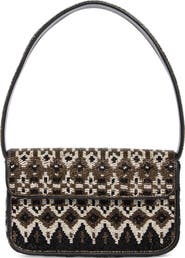 STAUD Tommy Beaded Shoulder Bag