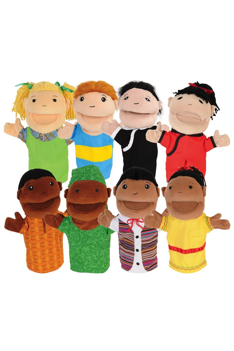Diversity Puppets - Set of 8, Main, color, Multicolored