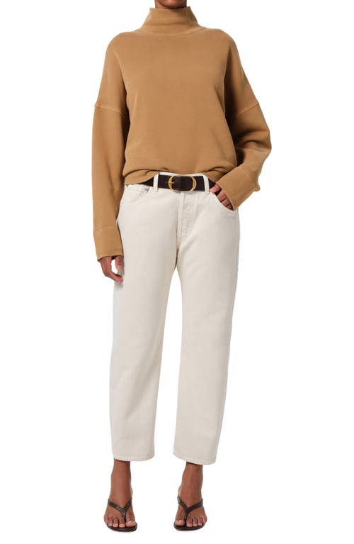 Shop Citizens Of Humanity Winslow High Waist Crop Boyfriend Jeans In Almondette