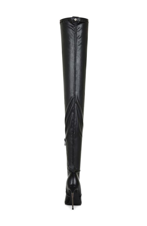 Azalea Wang Milandra Thigh High Boot In Black