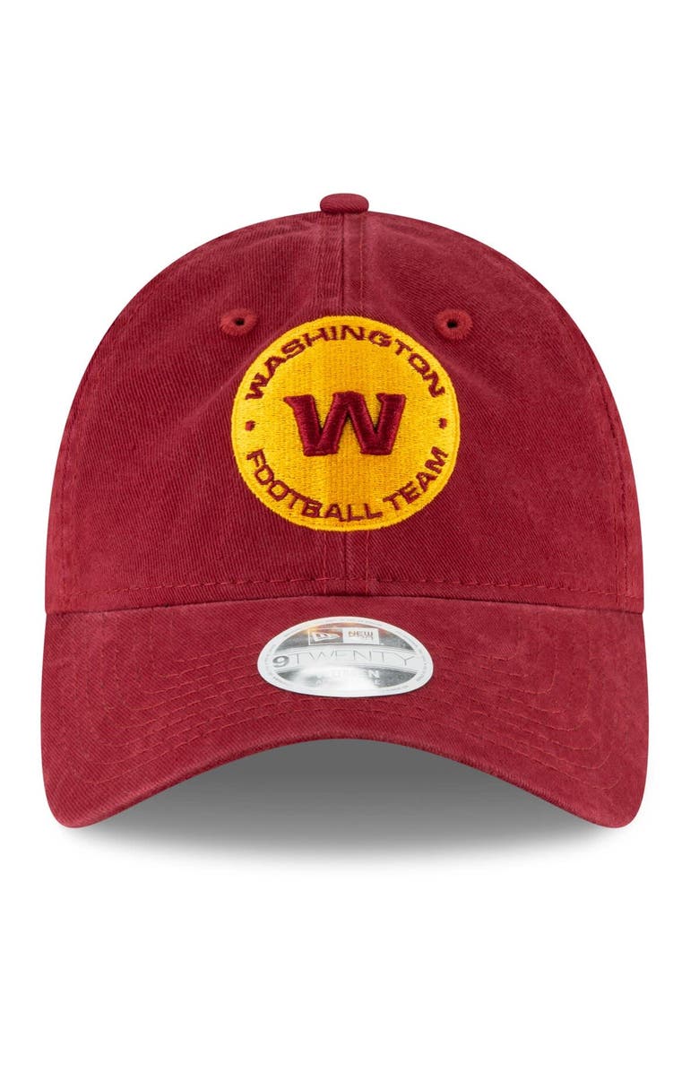 New Era Women's New Era Burgundy Washington Football Team Alternate Logo Vital 9TWENTY Adjustable Hat, Alternate, color, 