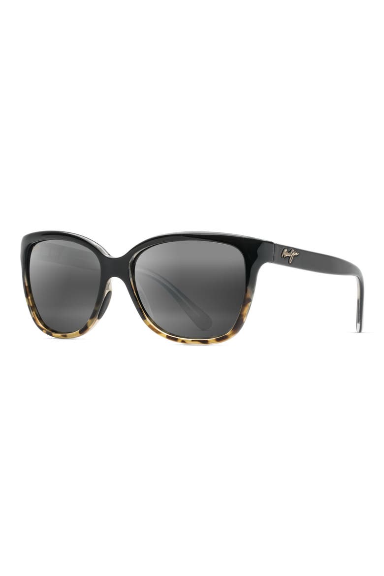 Starfish 56mm PolarizedPlus2® Cat Eye Sunglasses, Alternate, color, BLACK/ TORTOISE