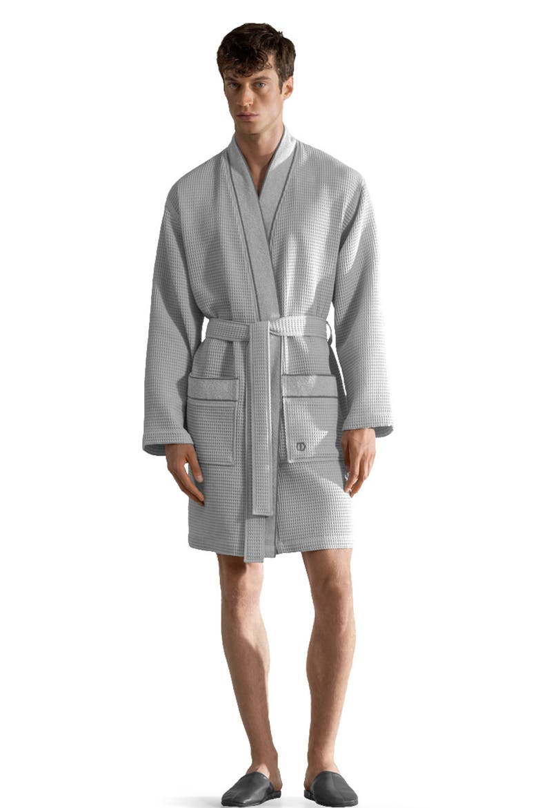 Sauners Unisex Bathrobe, Main, color, Grey
