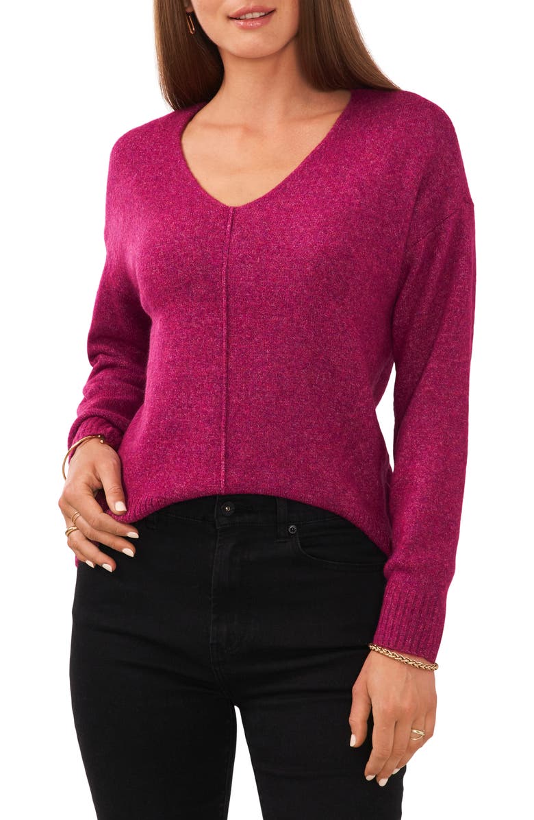Vince Camuto Cozy Seam Sweater, Main, color, Frenzy