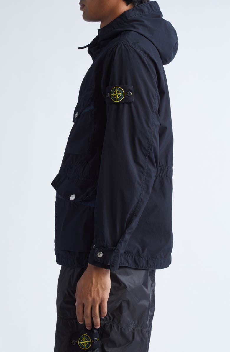 Stone Island Short Parka, Alternate, color, V0020 Navy Blue