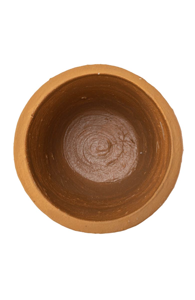 Foreside Home and Garden Terracotta Bottom Dipped Terracotta Planter, Alternate, color, Orange