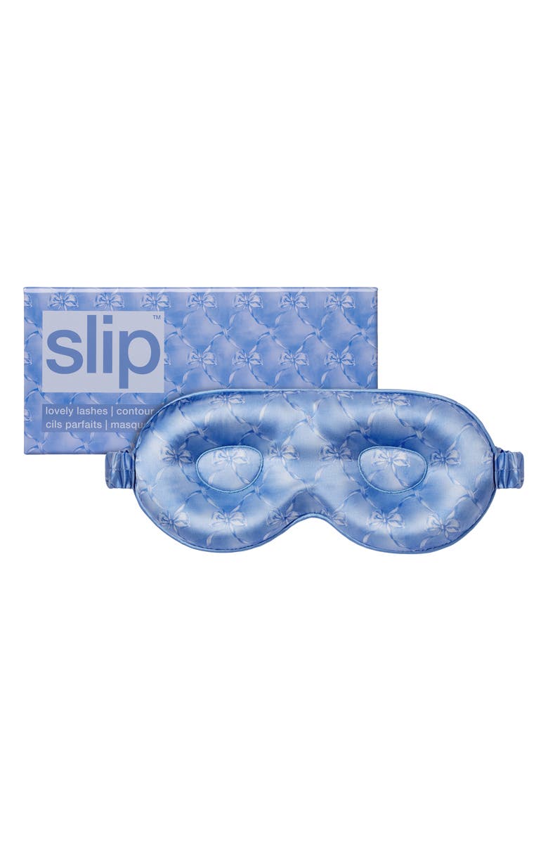 slip Bluebelle Pure Silk Contour Sleep Mask, Main, color, 