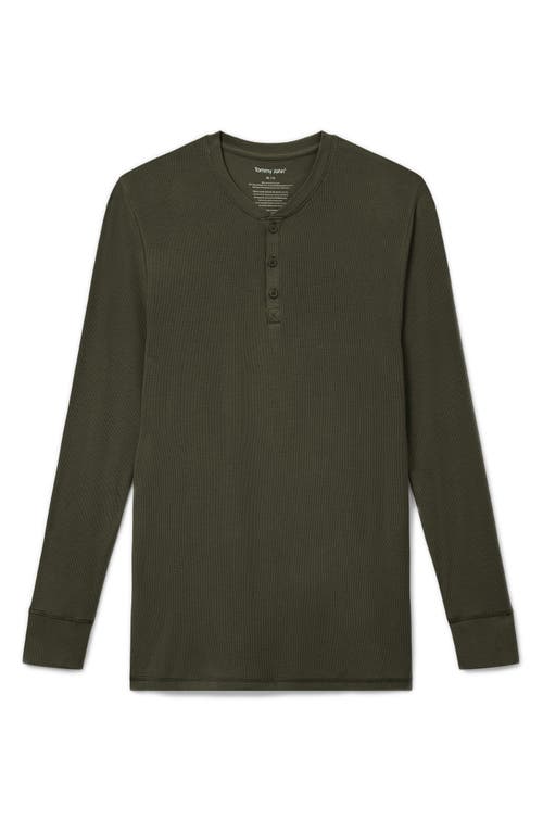 Tommy John Lounge Henley Pajamas In Rosin