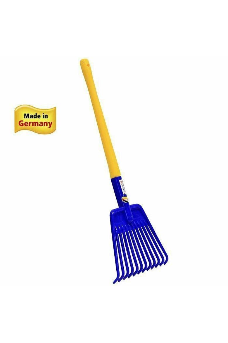 Children's Long Handled Leaf Rake, Alternate, color, Blue Multi