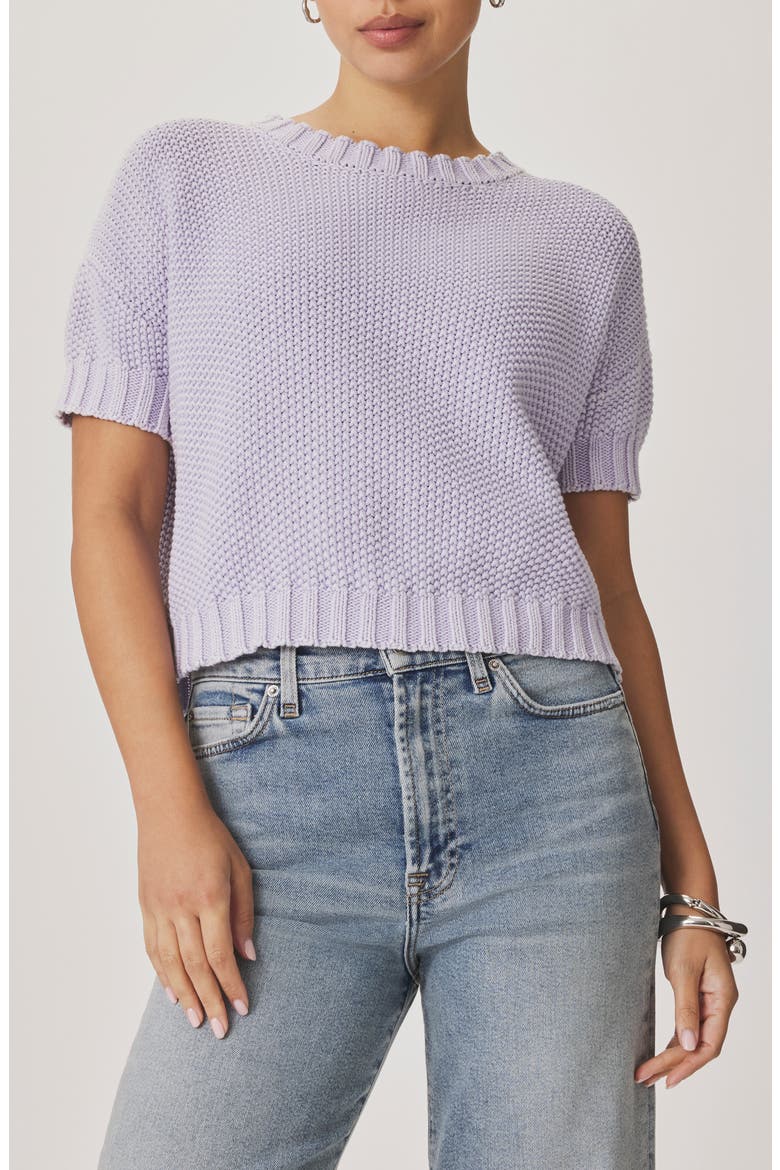 Annmarie Cotton Sweater, Main, color, LAVENDER PURPLE