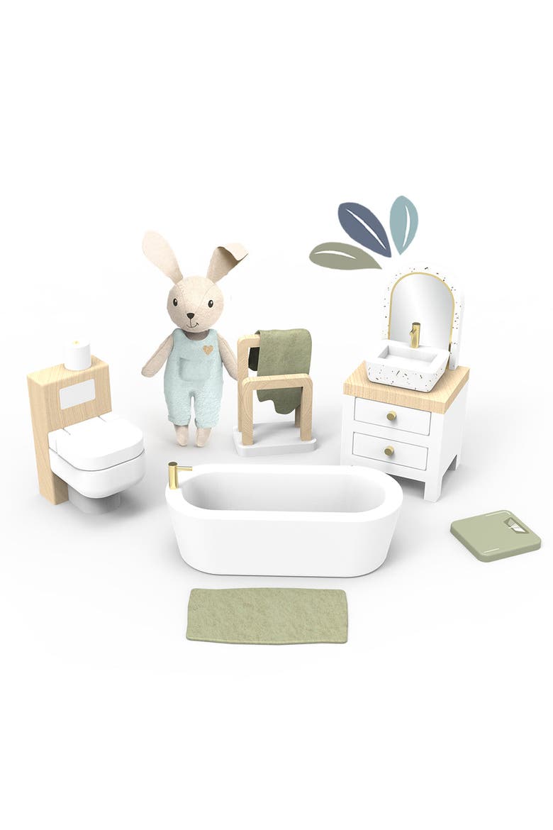 Doll House Bathroom set incl. 1 character, Main, color, Multi