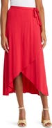 Loveappella Faux Wrap Skirt