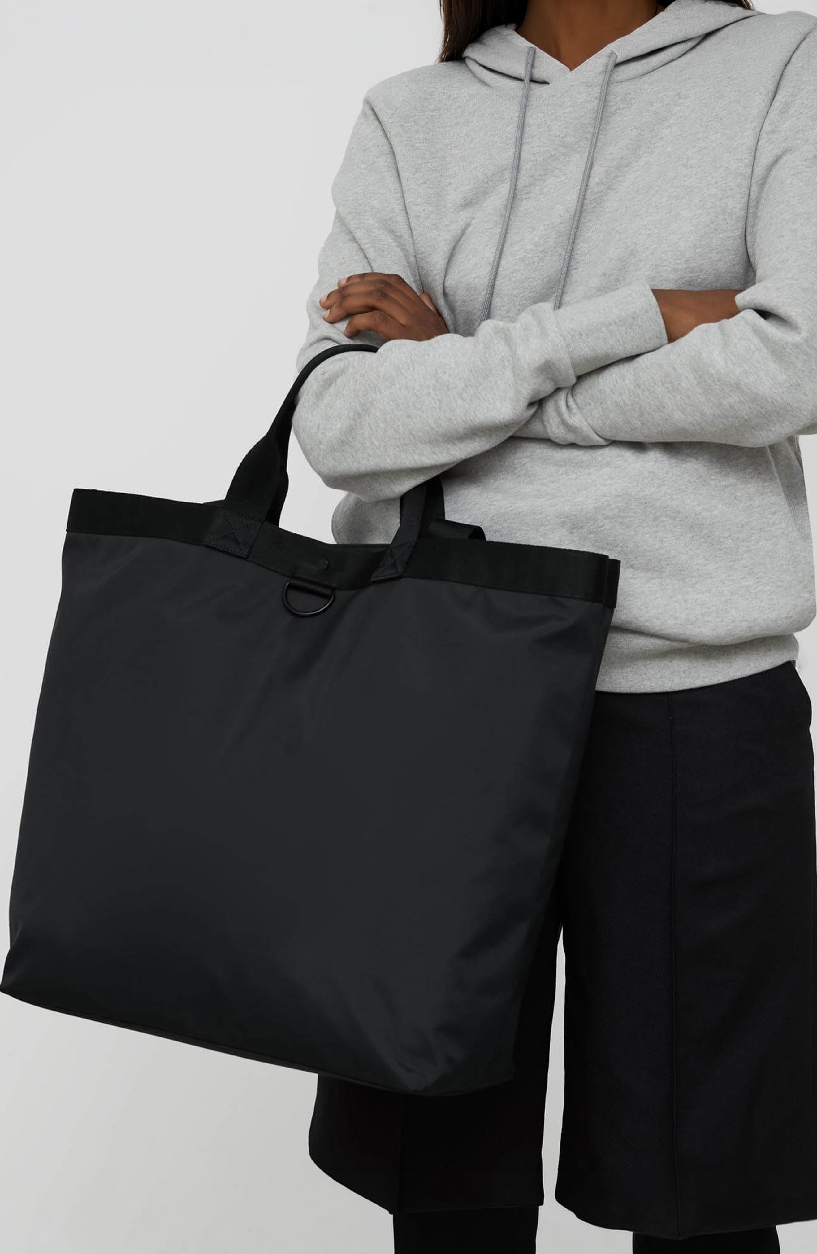WANT Les Essentiels X-Large Broek Utility Tote Bag, Alternate, color, Obsidian Eco Nylon/ Black