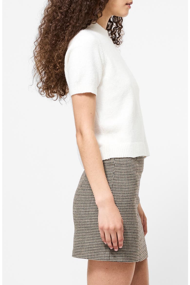 Vhari Short Sleeve Crop Sweater, Alternate, color, PORCELAIN CREAM