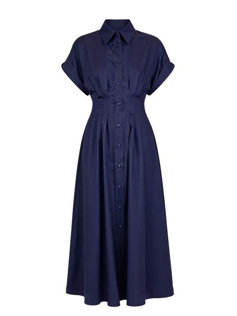 Corsica Sleeveless shirtdress