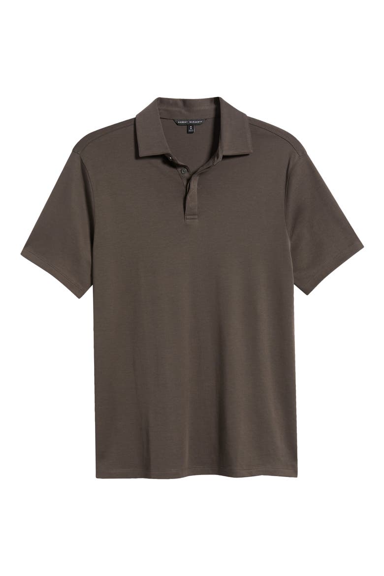 Georgia Solid Pima Cotton Polo, Alternate, color, ESPRESSO