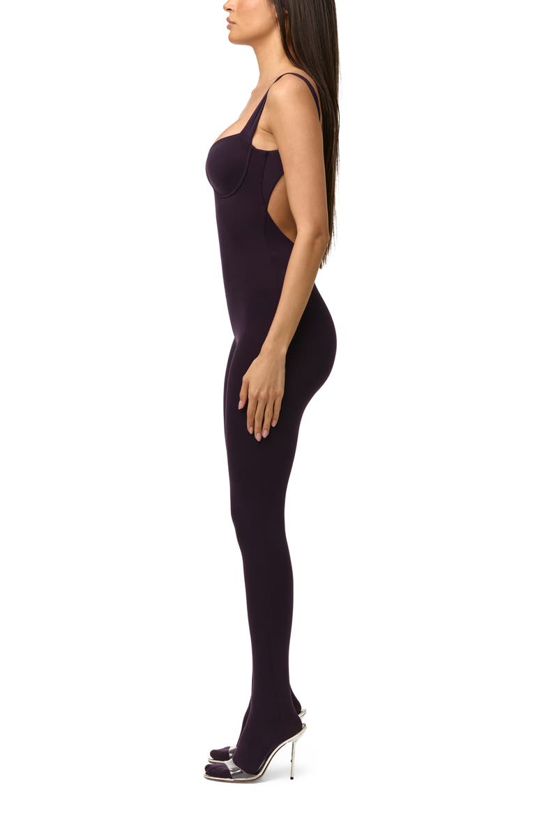 Naked Tank Jumpsuit, Alternate, color, BLACKBERRY