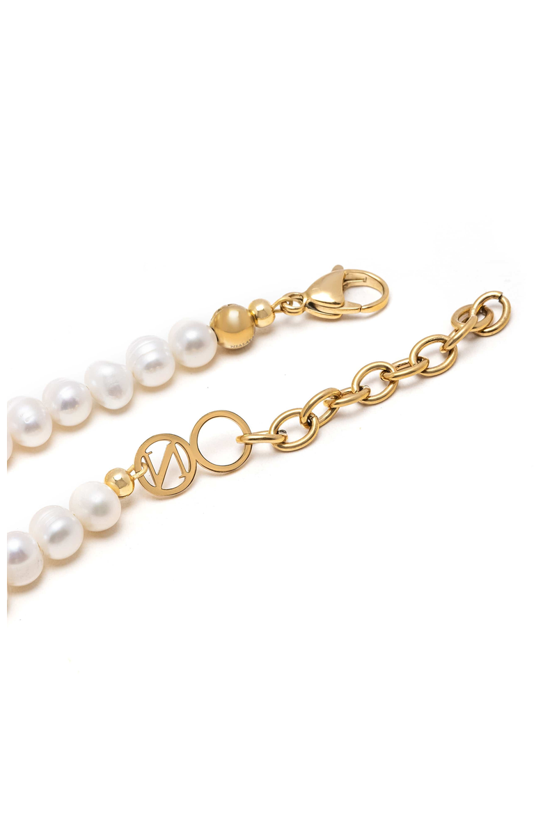 Evil Eye Pearl Necklace, Alternate, color, White/Multicolor