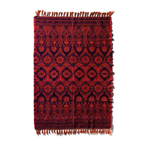 Puebco Reversible Jacquard Rug In Navy Blue
