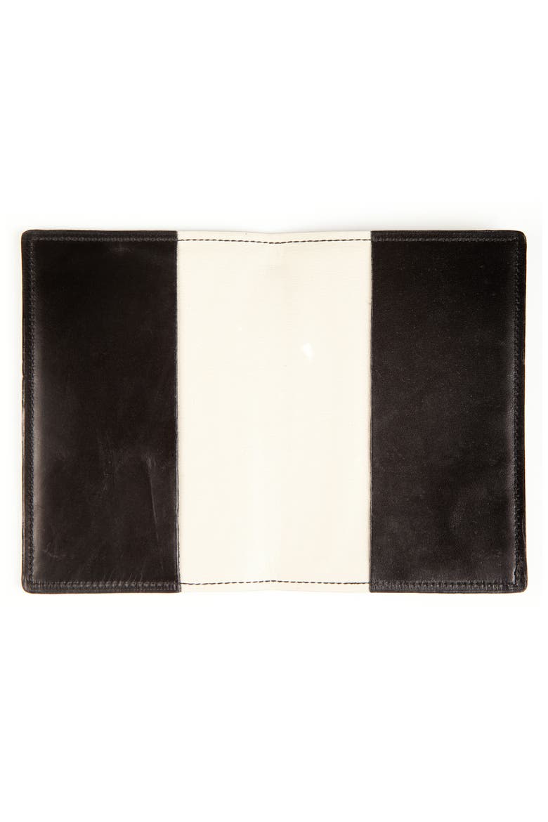 Leather Passport Case, Alternate, color, BROMPTON BLACK