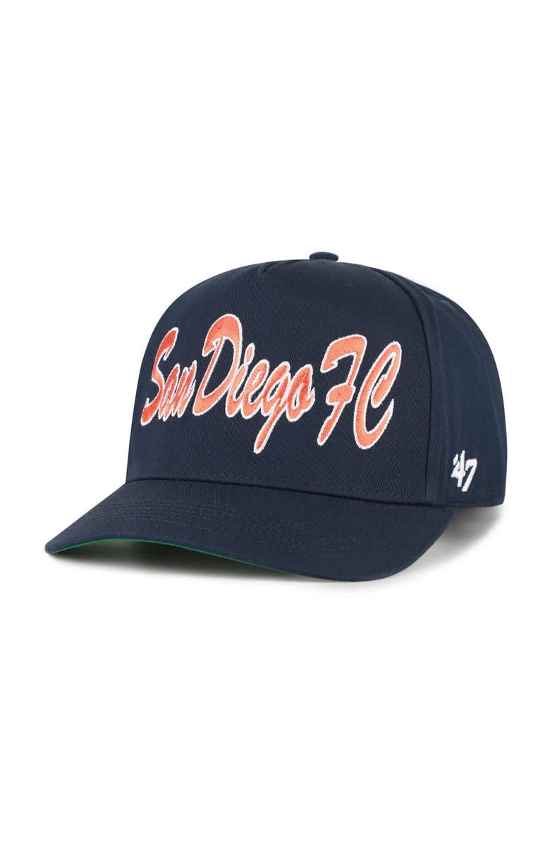 '47 Men's '47 Navy San Diego FC Brushmark Hitch Adjustable Hat, Alternate, color, Navy