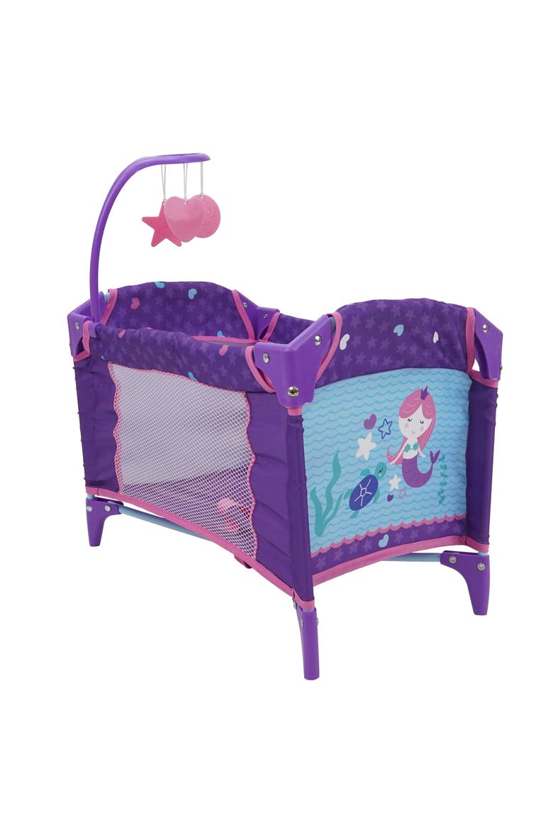 Mermaid Dream n' Fun Doll Play Yard W/ Mobile, Main, color, Multicolored