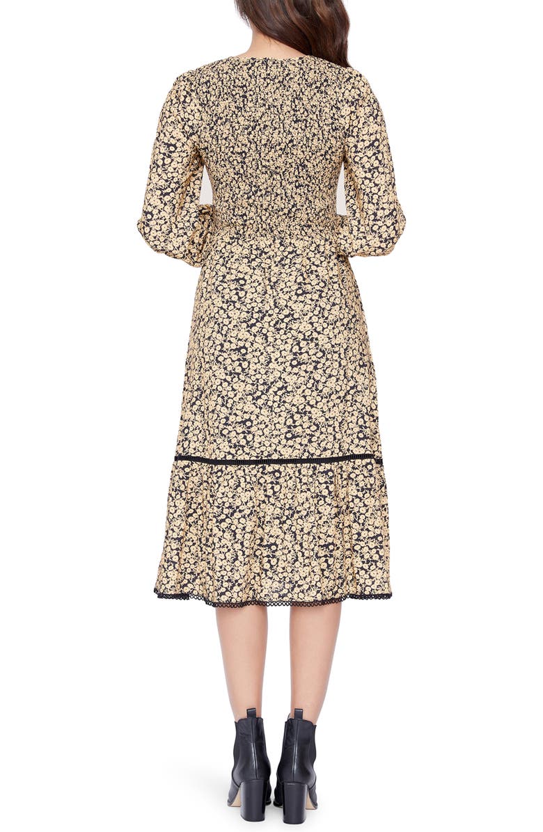 Lost + Wander Pick Me Golden Hour Midi Dress, Alternate, color, 