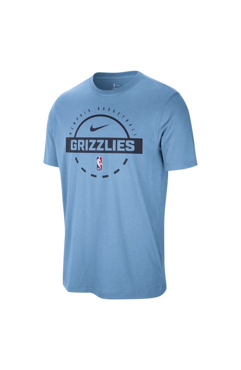 Nike Men's Nike  Light Blue Memphis Grizzlies Authentic Practice T-Shirt, Alternate, color, Light Blue