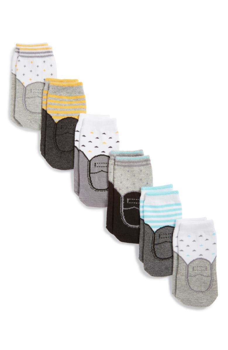 Trumpette Chase 6-Pack Socks, Alternate, color, 