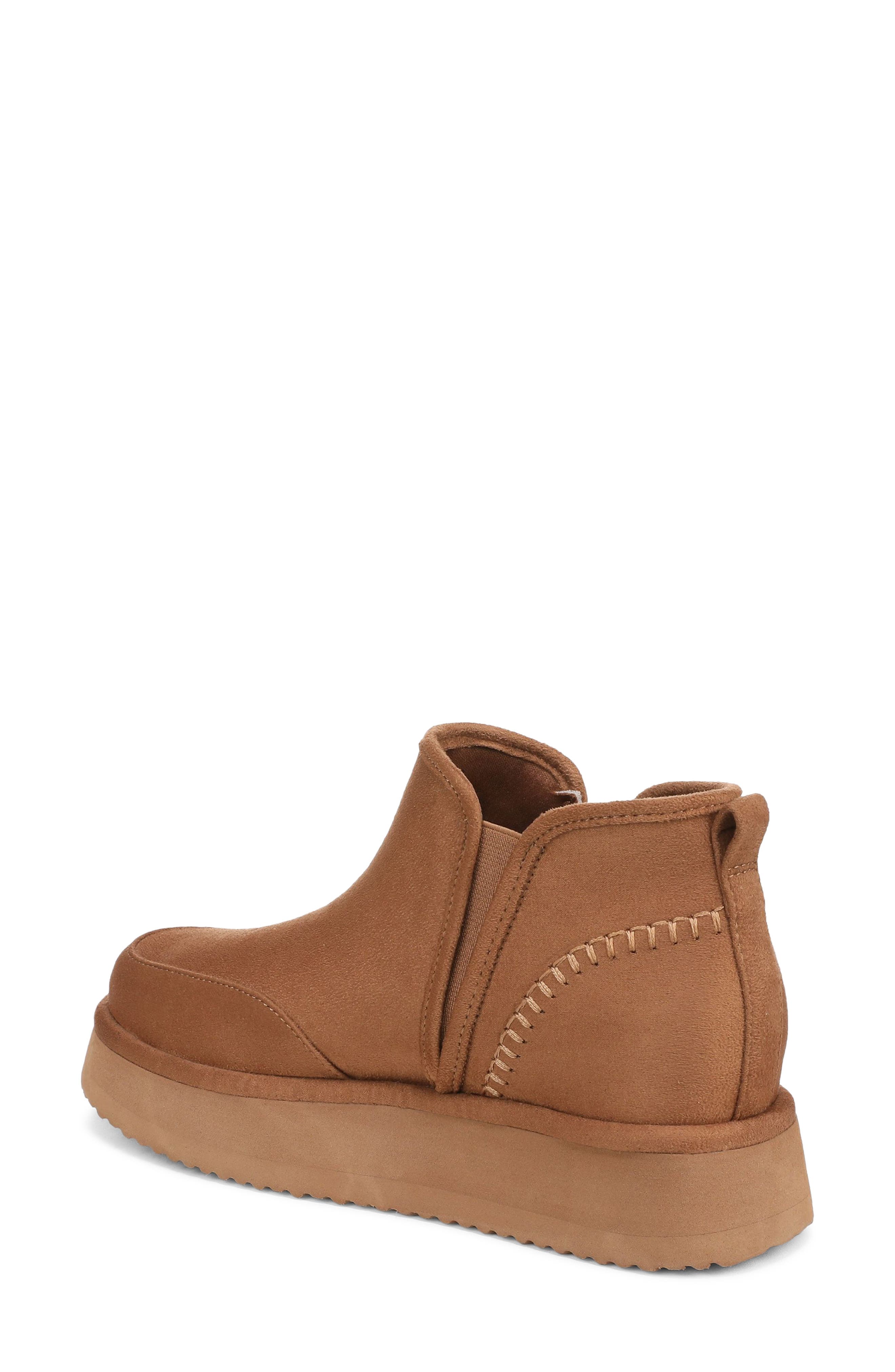 Chill Out Bootie, Alternate, color, PRALINE BROWN MICROSUEDE