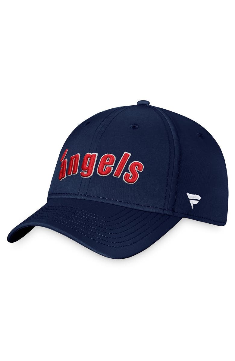 FANATICS Men's Fanatics Branded Navy California Angels Cooperstown Core Flex Hat, Main, color,