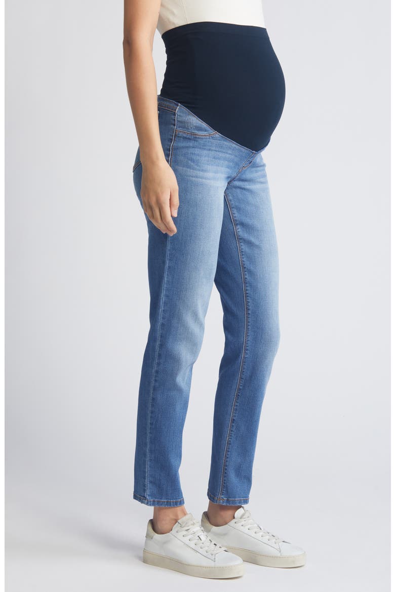 Straight Leg Maternity Jeans, Alternate, color, MILES