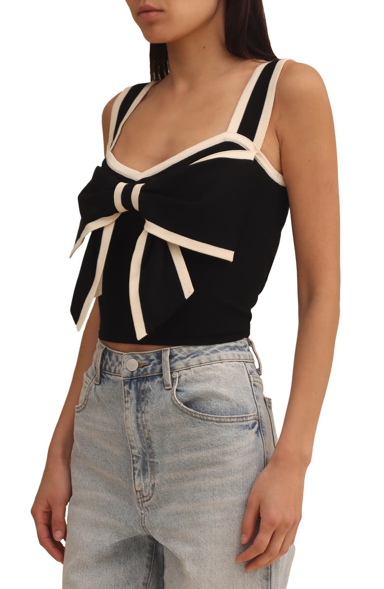 Avec Les Filles Bow Tipped Camisole, Alternate, color,