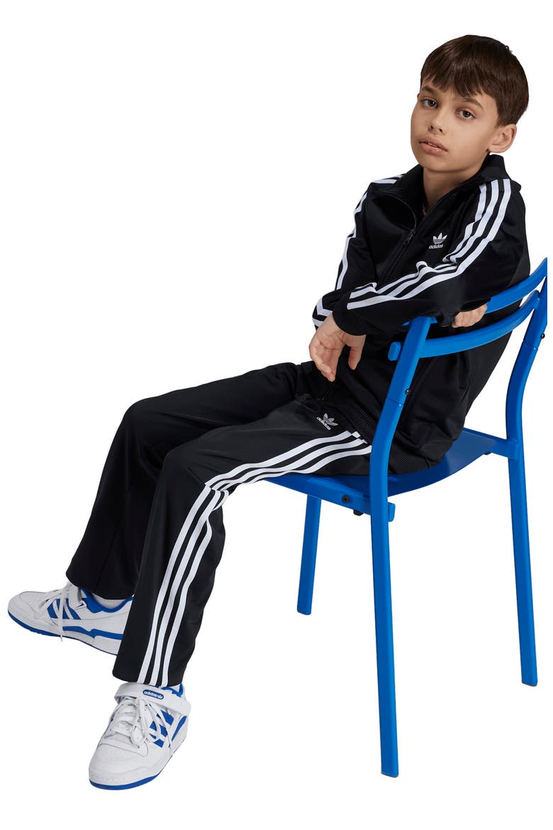 Kids' Firebird Recycled Polyester Track Jacket, Alternate, color, BLACK