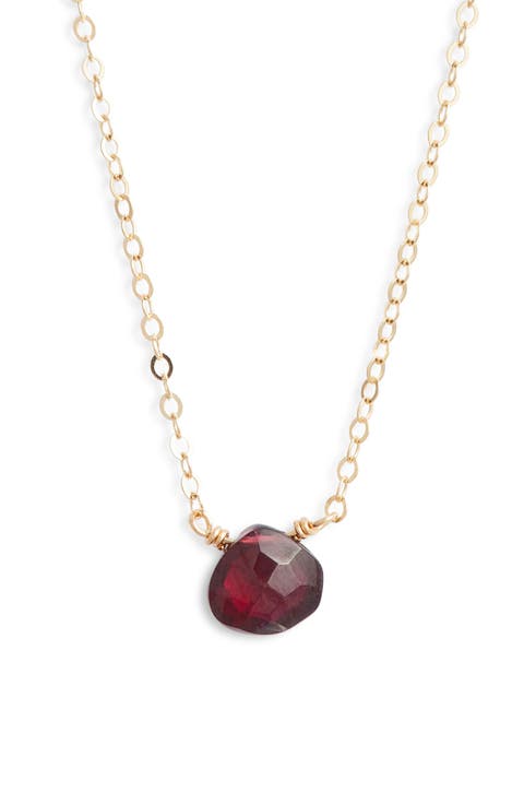 Birthstone Pendant Necklace