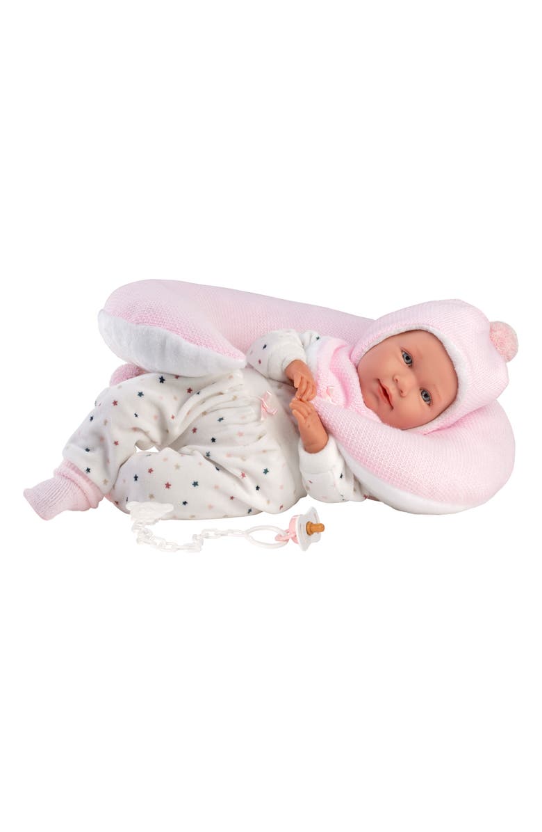 Llorens Anastasia 16.5-Inch Crying Articulated Baby Doll, Alternate, color, Multi