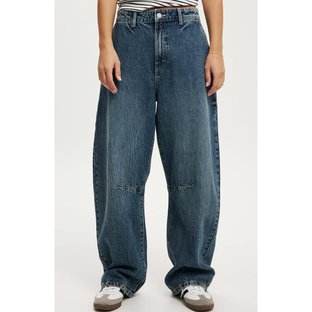 Cotton On Barrel Jean In Blue Dusk