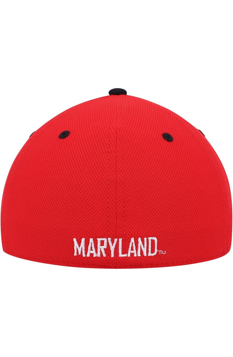 Under Armour Men's Under Armour Red Maryland Terrapins Blitzing Accent Performance Flex Hat, Alternate, color,