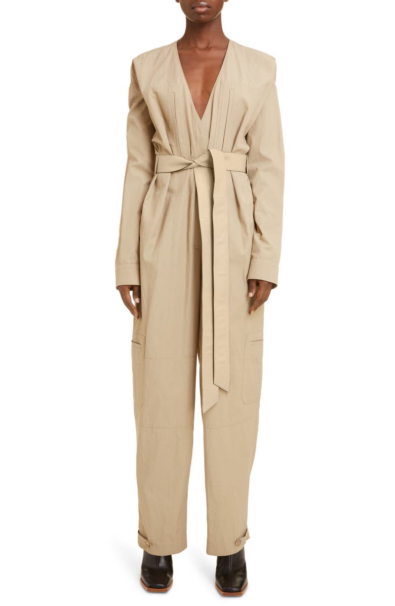 Givenchy Belted Jumpsuit, Main, color,