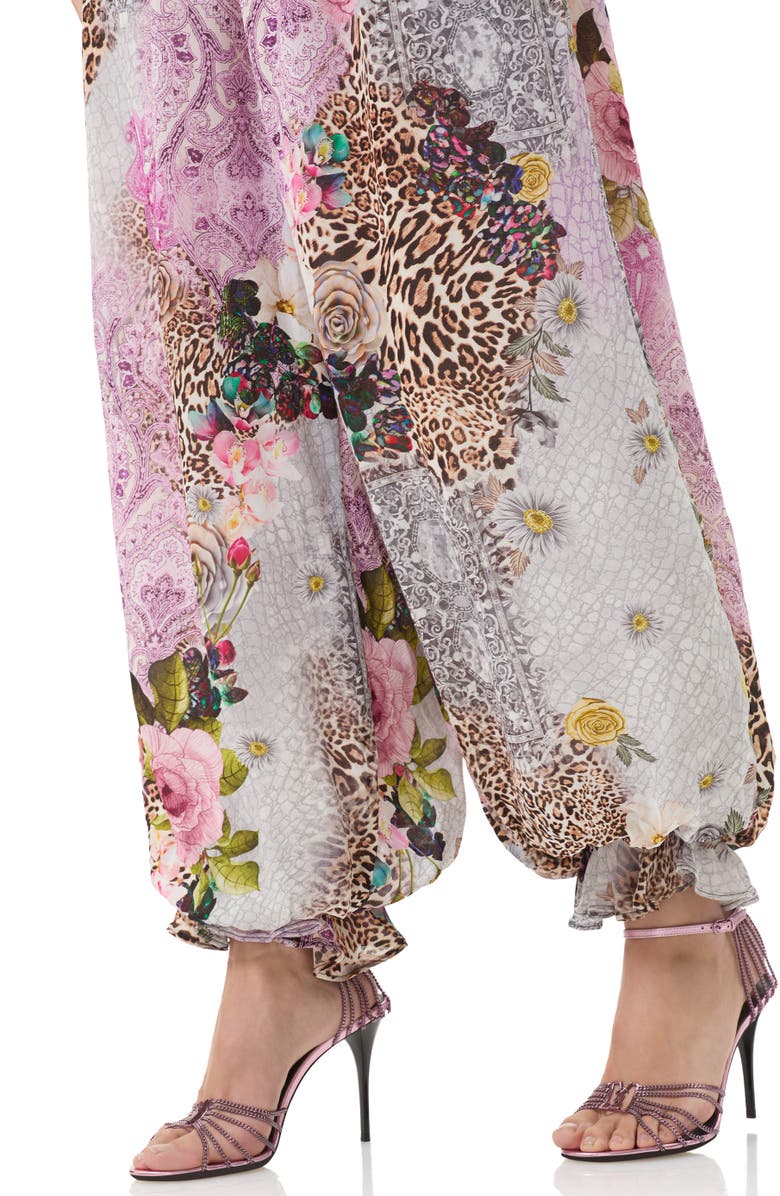 AFRM Vesper Patchwork Print Pants, Alternate, color, Natural Patchwork