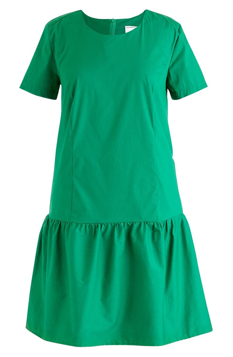 UNIVERSAL STANDARD FOR J.CREW Drop Waist Poplin Dress, Main, color,