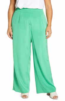 Lafayette 148 New York Dalton Stretch Silk Wide Leg Pants