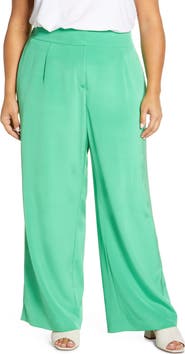 Lafayette 148 New York Dalton Stretch Silk Wide Leg Pants