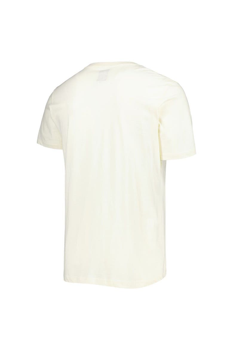 Men's New Era Cream Las Vegas Raiders Sideline Chrome T-Shirt, Alternate, color, Cream