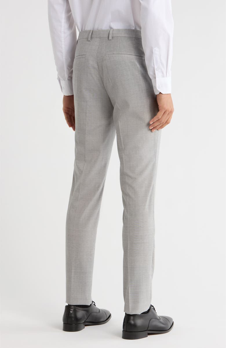 HUGO Hesten Stretch Cotton Dress Pants, Alternate, color, Light/ Pastel Grey