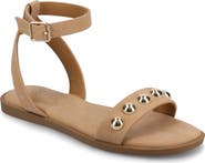 Journee Collection Primrose Studded Sandal