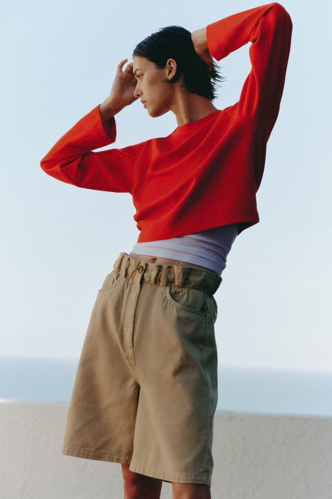 Paper Bag Bermuda Shorts