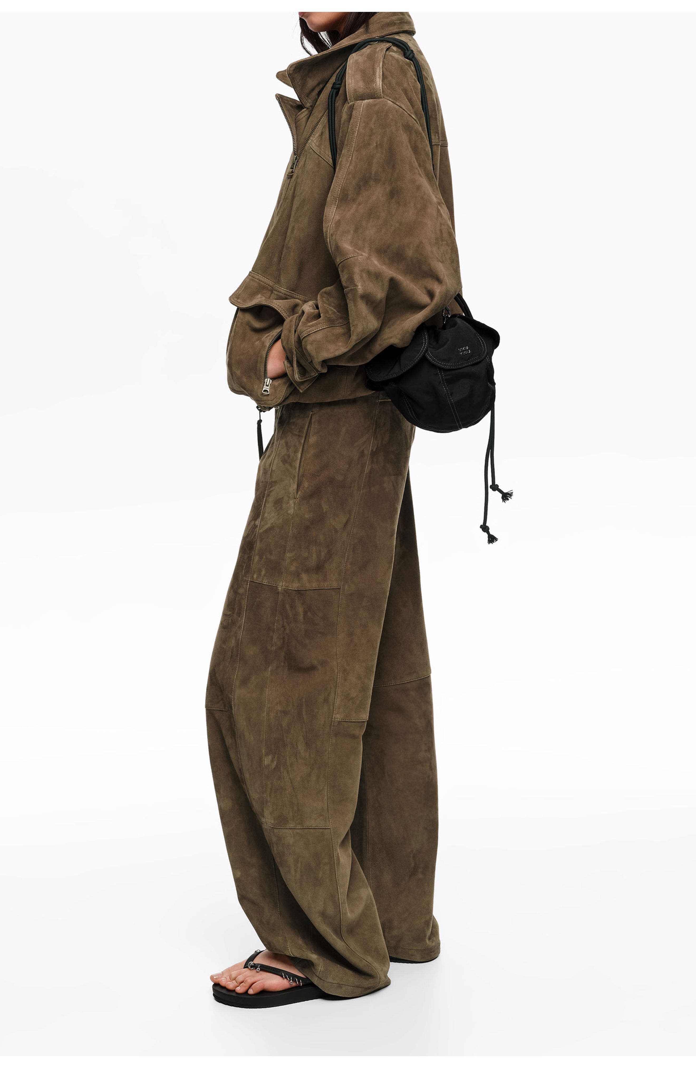 Bimba y Lola Woven Petalo Bag, Alternate, color, Black