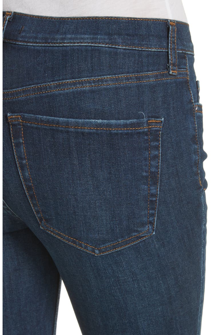 We the Free by Free People High Waist Ankle Skinny Jeans, Alternate, color, DARK BLUE