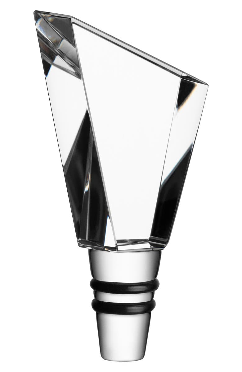 Orrefors Stockholm Carat Wine Stopper, Main, color,